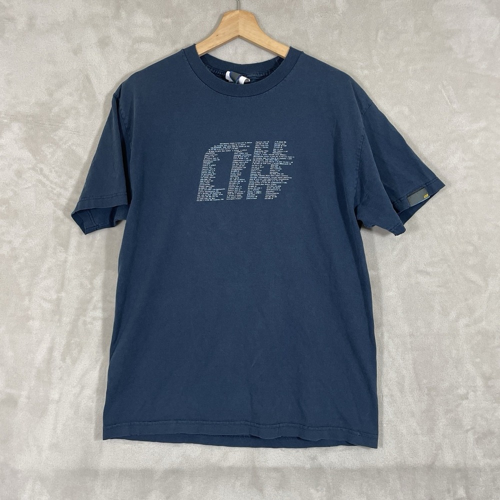 Vintage A# Alphanumeric Tshirt Mens Large MADE IN USA Skateboard Skate Tee Faded